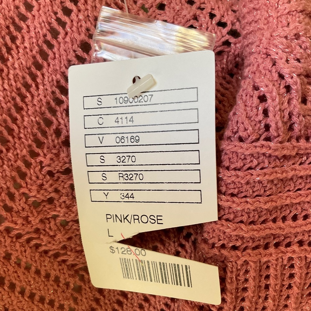 Pink Cable Knit Cardigan - Picture 5 of 11